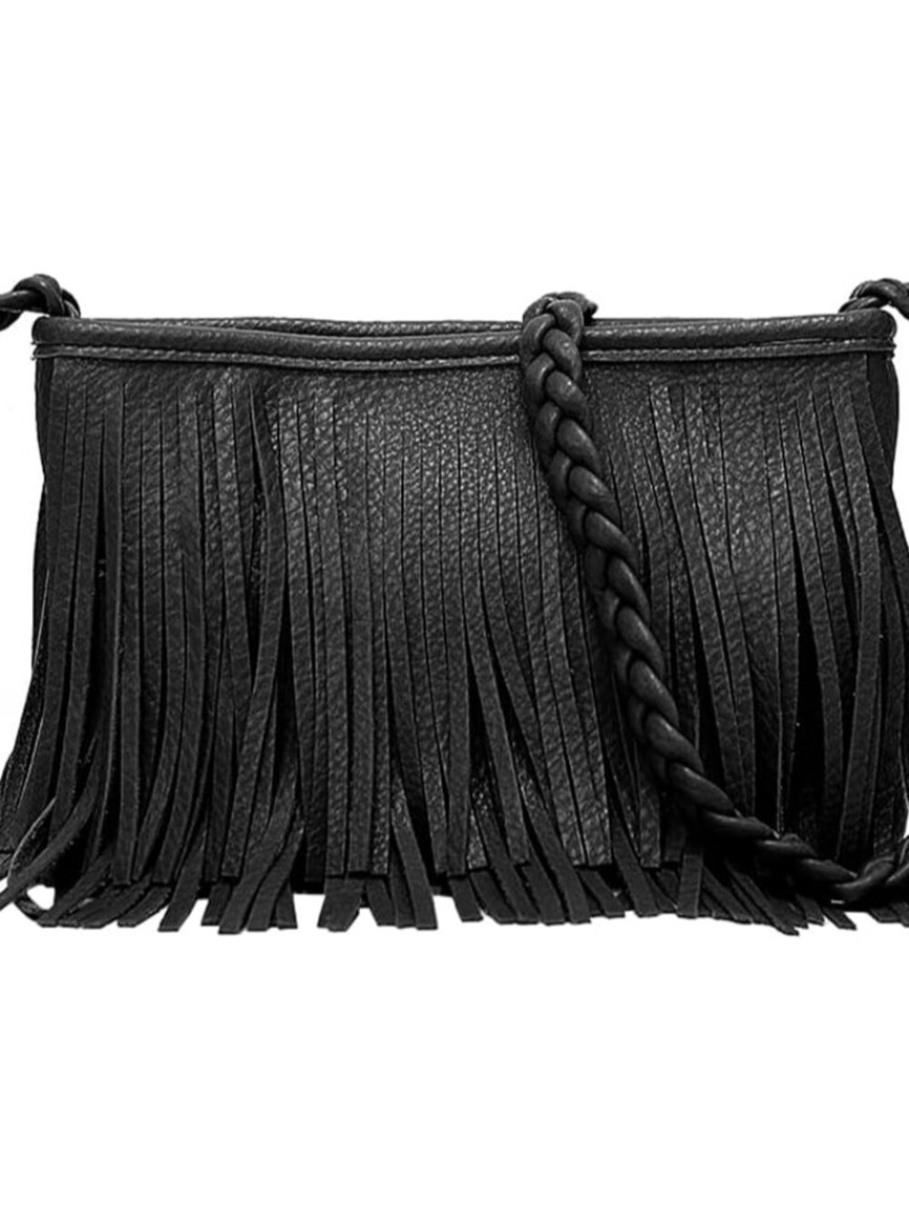 Stylish Fringe Crossbody Bag Bohemian Sling Bag Brown Lightweight Purse Hippie S